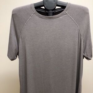 Men's Grey Crew Tee Relaxed Fit